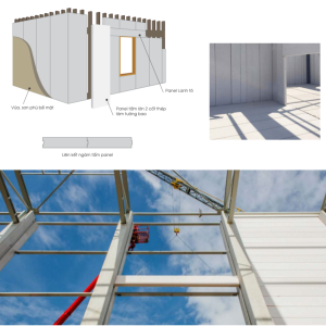 TẤM PANEL ỨNG DỤNG LÀM LANH TÔ, XÀ NGANG